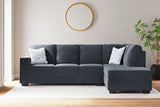Altari Slate 2-Piece RAF Chaise Sectional from Ashley - Luna Furniture