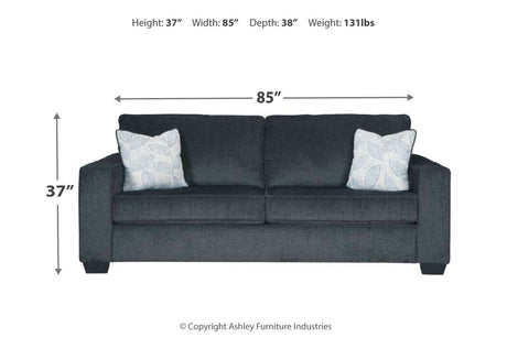 Altari Slate Sofa Sleeper, Sofa, Loveseat, and Ottoman from Ashley - Luna Furniture