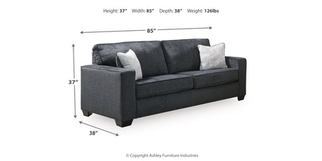 Altari Slate Sofa from Ashley - Luna Furniture