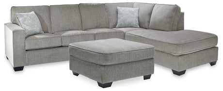 Altari Alloy 2-Piece Sleeper Sectional with Ottoman from Ashley - Luna Furniture