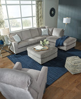 Altari Alloy Oversized Accent Ottoman from Ashley Furniture - Luna Furniture