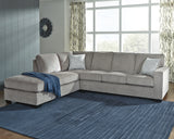 Altari Alloy 2-Piece Sectional with Chaise, Loveseat and Ottoman from Ashley - Luna Furniture