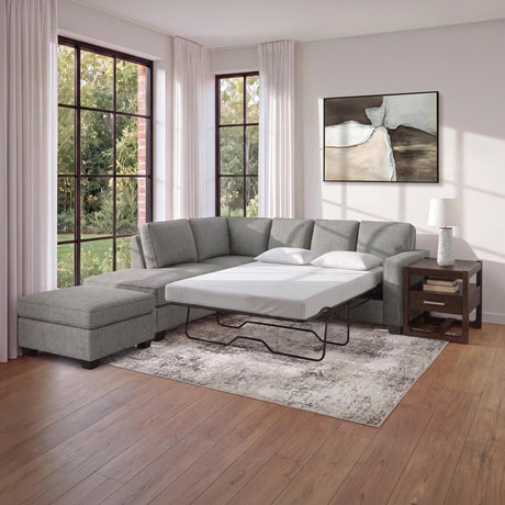Altari Alloy 2-Piece Sleeper Sectional with Ottoman from Ashley - Luna Furniture
