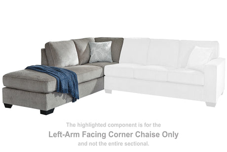 Altari Alloy Left-Arm Facing Corner Chaise from Ashley - Luna Furniture