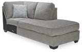 Altari Alloy 2-Piece Sleeper Sectional with Ottoman from Ashley - Luna Furniture