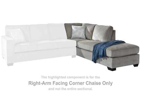 Altari Alloy Right-Arm Facing Corner Chaise from Ashley - Luna Furniture