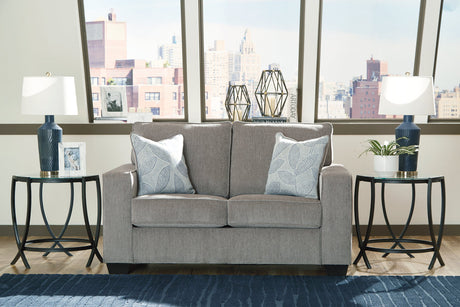 Altari Alloy 2-Piece Sleeper Sectional, Loveseat and Ottoman from Ashley - Luna Furniture