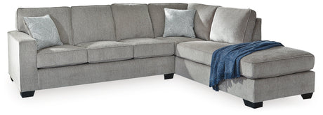 Altari Alloy 2-Piece Sleeper Sectional, Loveseat and Ottoman from Ashley - Luna Furniture