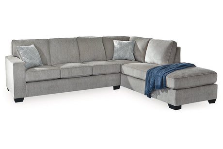Altari Alloy 2-Piece Sleeper Sectional, Loveseat and Ottoman from Ashley - Luna Furniture