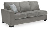 Altari Gray 2-Piece Sectional with Chaise and Oversized Ottoman from Ashley - Luna Furniture