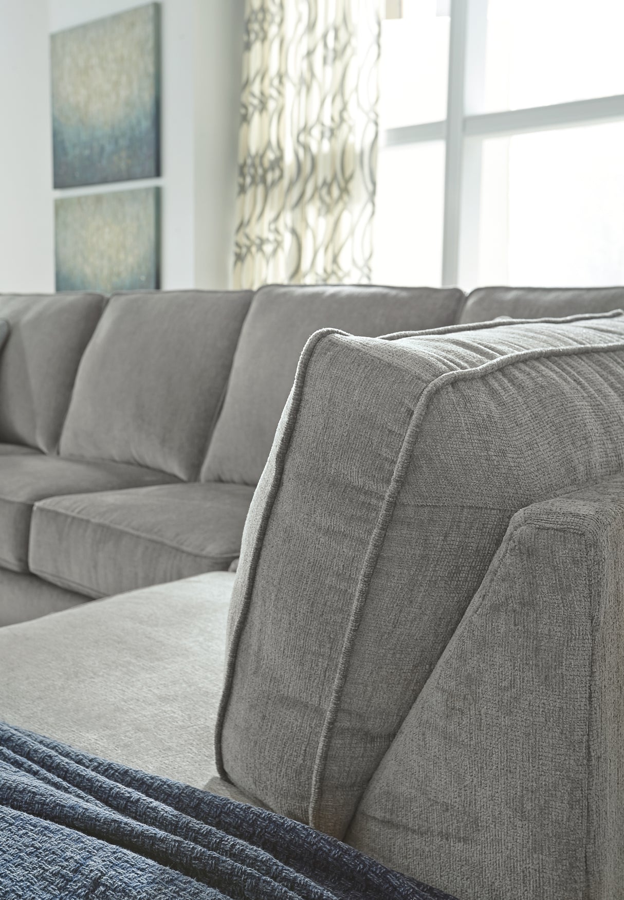 Altari Alloy 2-Piece RAF Chaise Sectional from Ashley - Luna Furniture