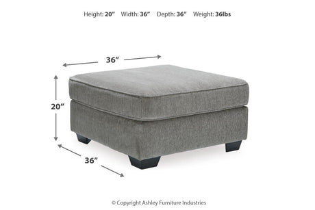Altari Alloy 2-Piece Sleeper Sectional, Loveseat and Ottoman from Ashley - Luna Furniture