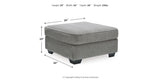 Altari Alloy Oversized Accent Ottoman from Ashley Furniture - Luna Furniture