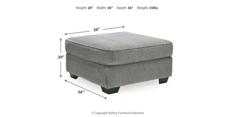 Altari Alloy Oversized Accent Ottoman from Ashley - Luna Furniture