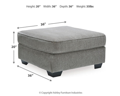 Altari Alloy Oversized Accent Ottoman from Ashley Furniture - Luna Furniture