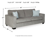 Altari Alloy Queen Sofa Sleeper from Ashley - Luna Furniture