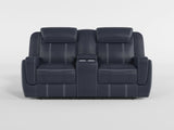 Littleton Black Swivel Glider Reclining Chair from Homelegance - Luna Furniture