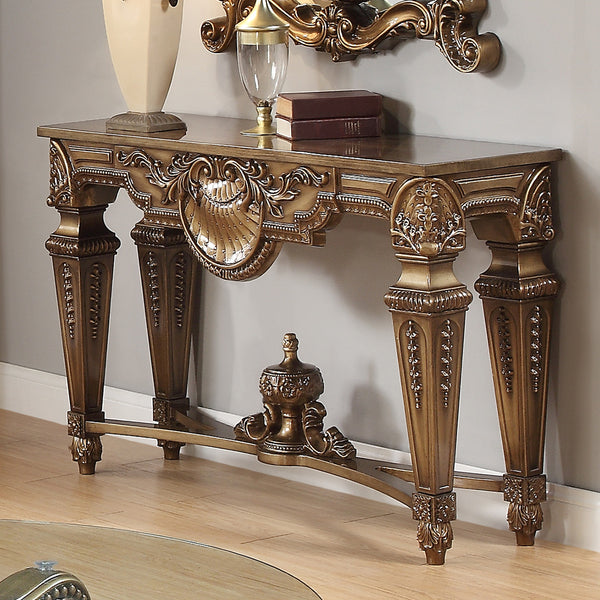 HD-8908B Bronze Console Table