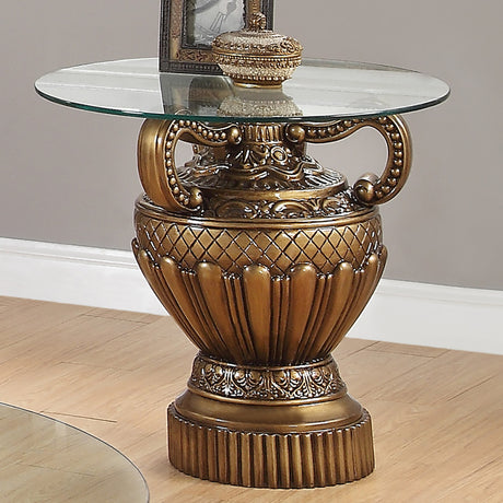 HD-8908B Bronze End Table from Homey Design - Luna Furniture
