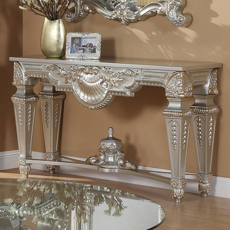 HD-8908S Silver Console Table from Homey Design - Luna Furniture