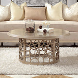 HD-8913CHAM Champagne 3-Piece Coffee Table Set from Homey Design - Luna Furniture
