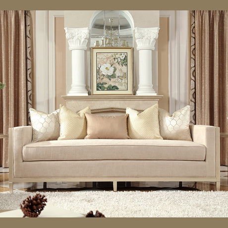HD-8911 Champagne Loveseat from Homey Design - Luna Furniture