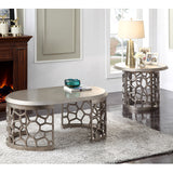 HD-8912S Steel Gray 3-Piece Coffee Table Set from Homey Design - Luna Furniture