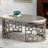 HD-8912S Steel Gray 3-Piece Coffee Table Set from Homey Design - Luna Furniture
