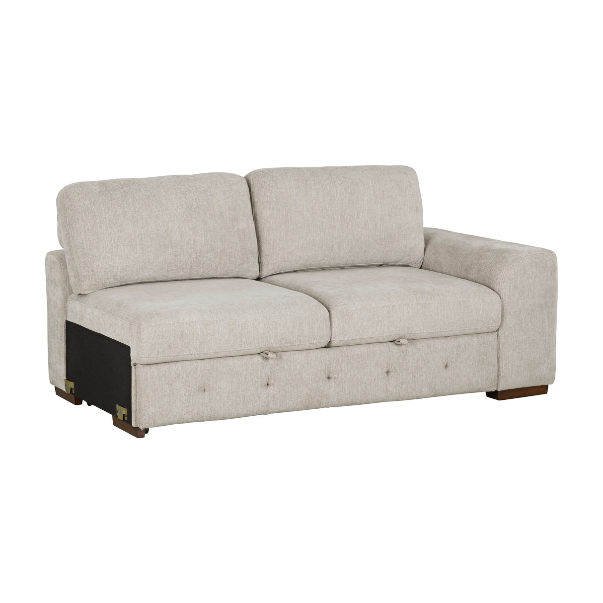 Raife Taupe 4-Piece Sectional with Right Chaise from Homelegance - Luna Furniture