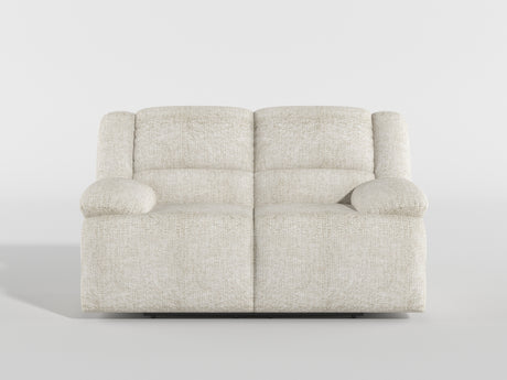 Caliber Beige Power Double Reclining Loveseat from Homelegance - Luna Furniture