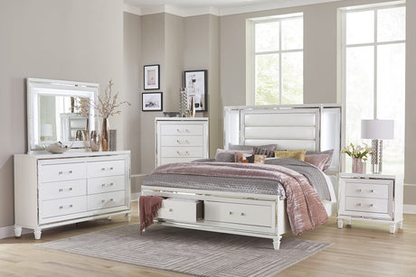 Tamsin White Nightstand from Homelegance - Luna Furniture