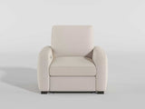 Vera Beige Power Reclining Chair with USB Charging Ports from Homelegance - Luna Furniture