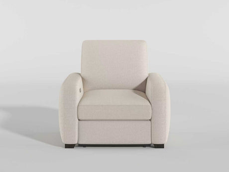 Vera Beige Power Reclining Chair with USB Charging Ports from Homelegance - Luna Furniture