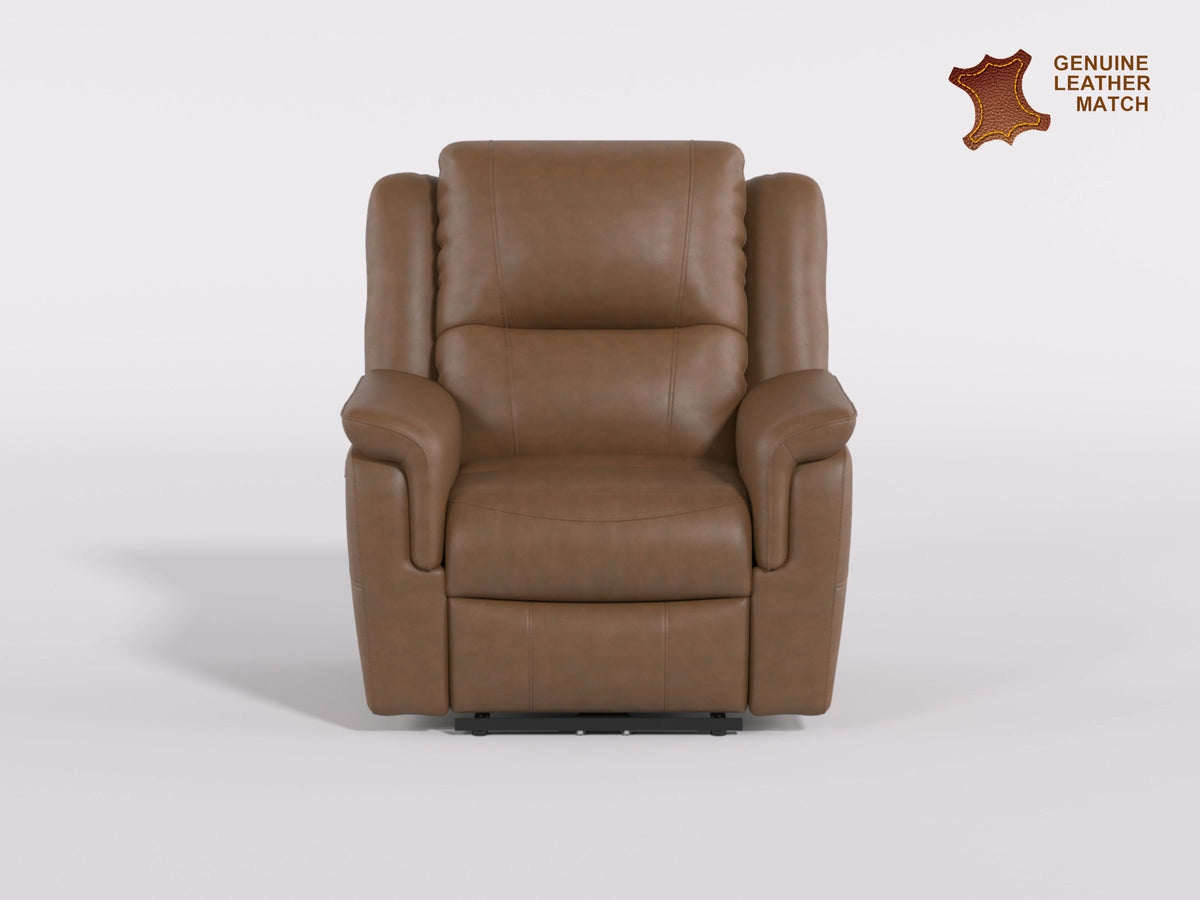 Haven Russet Power Reclining Chair from Homelegance - Luna Furniture