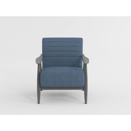 Greeley Gray Velvet Accent Chair from Homelegance - Luna Furniture