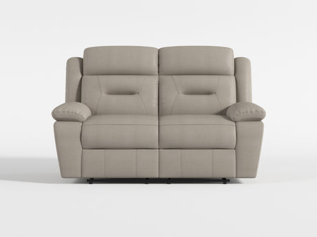 Laconia Silver Leather Power Reclining Chair from Homelegance - Luna Furniture