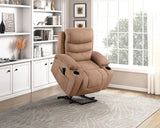 Glendale Brown Microfiber Glider Reclining Chair
