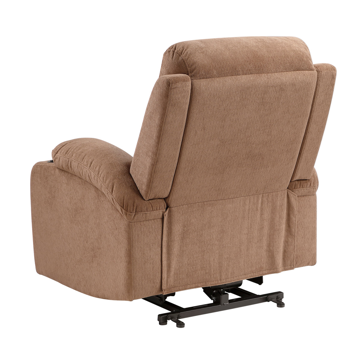 Glendale Brown Microfiber Glider Reclining Chair