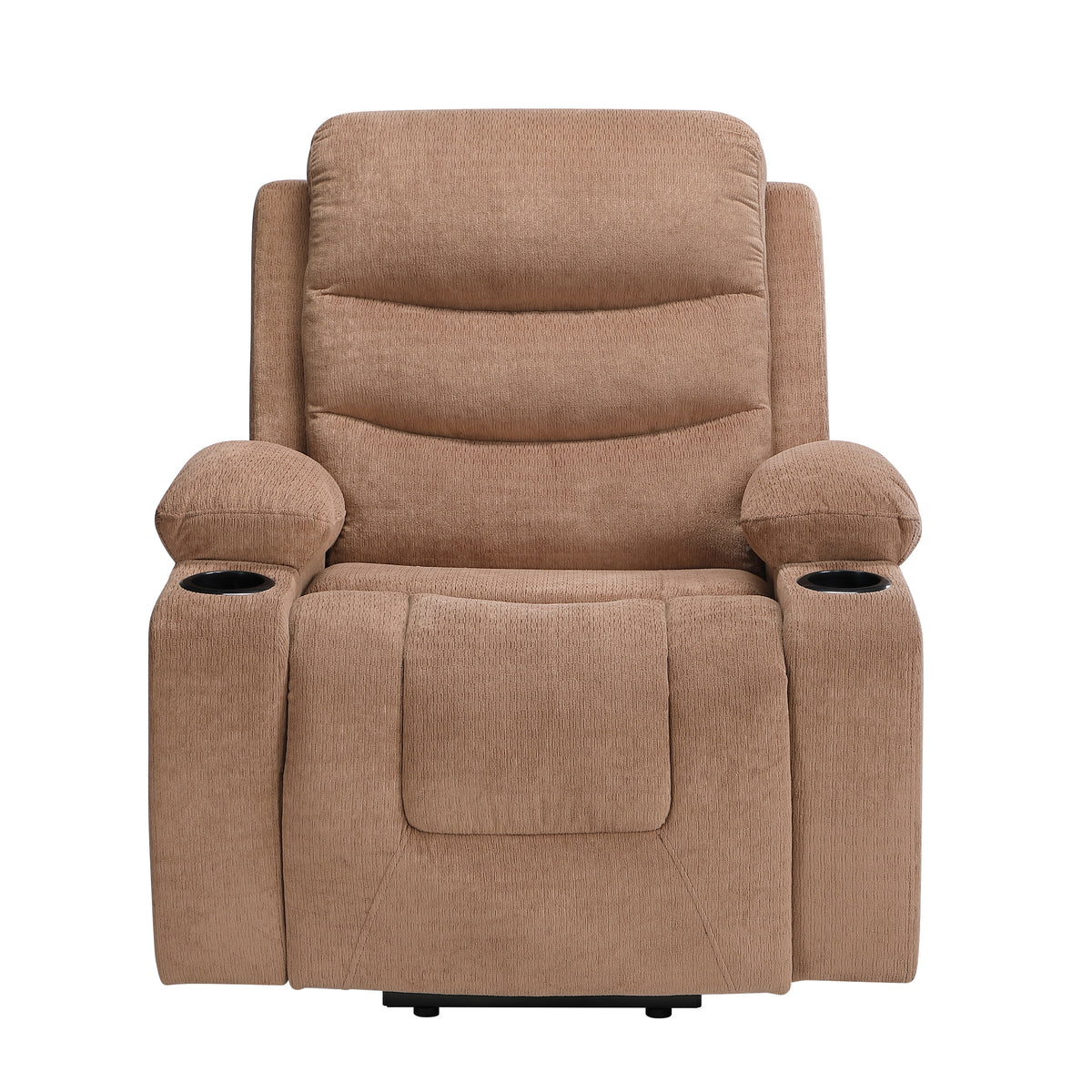 Glendale Brown Microfiber Glider Reclining Chair