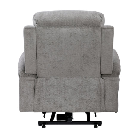 Sereno Brown Power Lift Chair with Massage, Heat, Charging Ports and Cup-holders from Homelegance - Luna Furniture