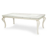 Hollywood Loft Frost 4 Leg Dining Table from Michael Amini - Luna Furniture