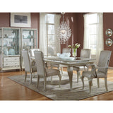 Hollywood Loft Frost 4 Leg Dining Table from Michael Amini - Luna Furniture