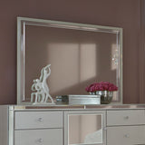 Hollywood Loft Pearl Rectangular Dresser Mirror from Michael Amini - Luna Furniture