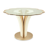 London Place Creamy Pearl Entry Table from Michael Amini - Luna Furniture