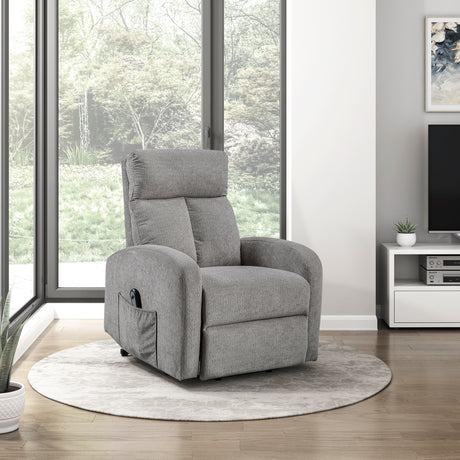 9004GRY-1LT Power Lift Chair from Homelegance - Luna Furniture