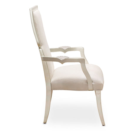 Camden Court Pearl Dining Arm Chair from Michael Amini - Luna Furniture