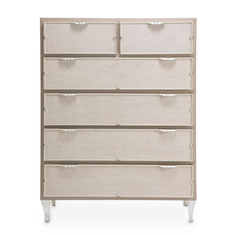 Camden Court Pearl 6-drawer Chest from Michael Amini - Luna Furniture