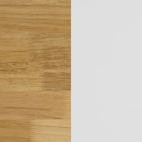 Jalen Natural Brown and White 3-Door Kitchen Cart with Casters from Coaster - Luna Furniture