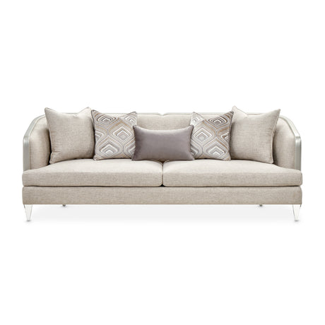 Camden Court Platinum Camdencourt Sofa-flax Platinum from Michael Amini - Luna Furniture
