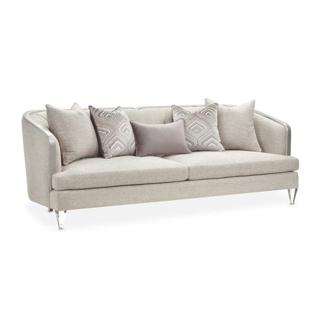 Camden Court Platinum Camdencourt Sofa-flax Platinum from Michael Amini - Luna Furniture